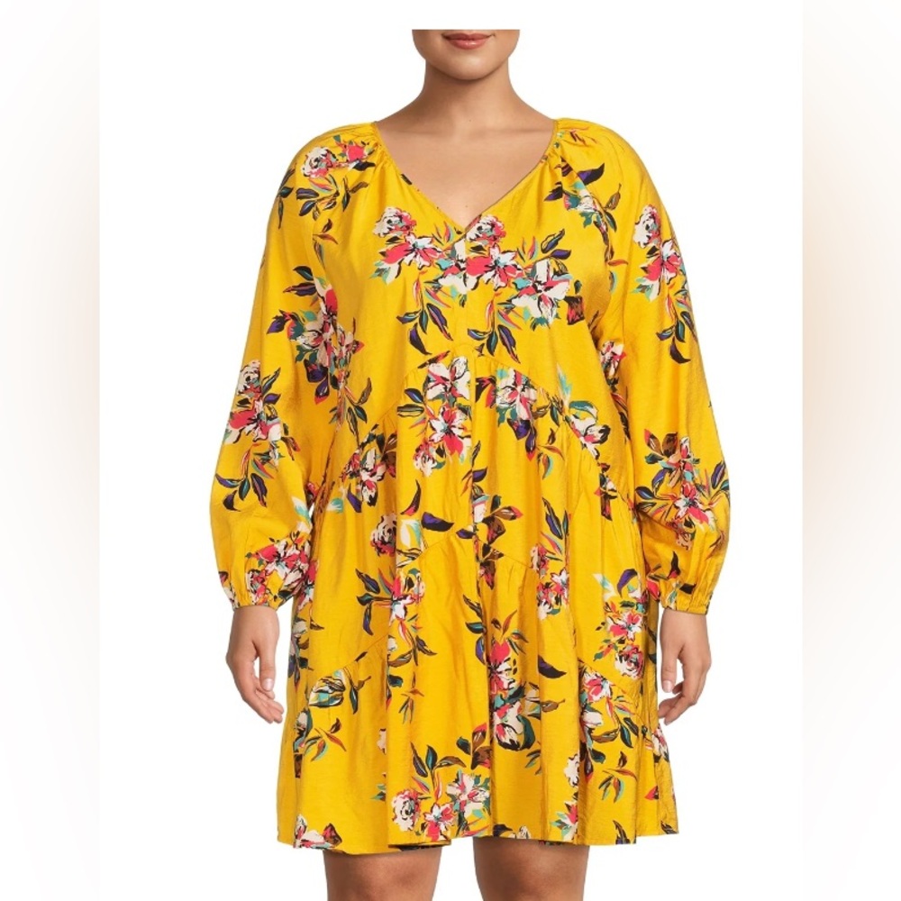 Floral Yellow Dress